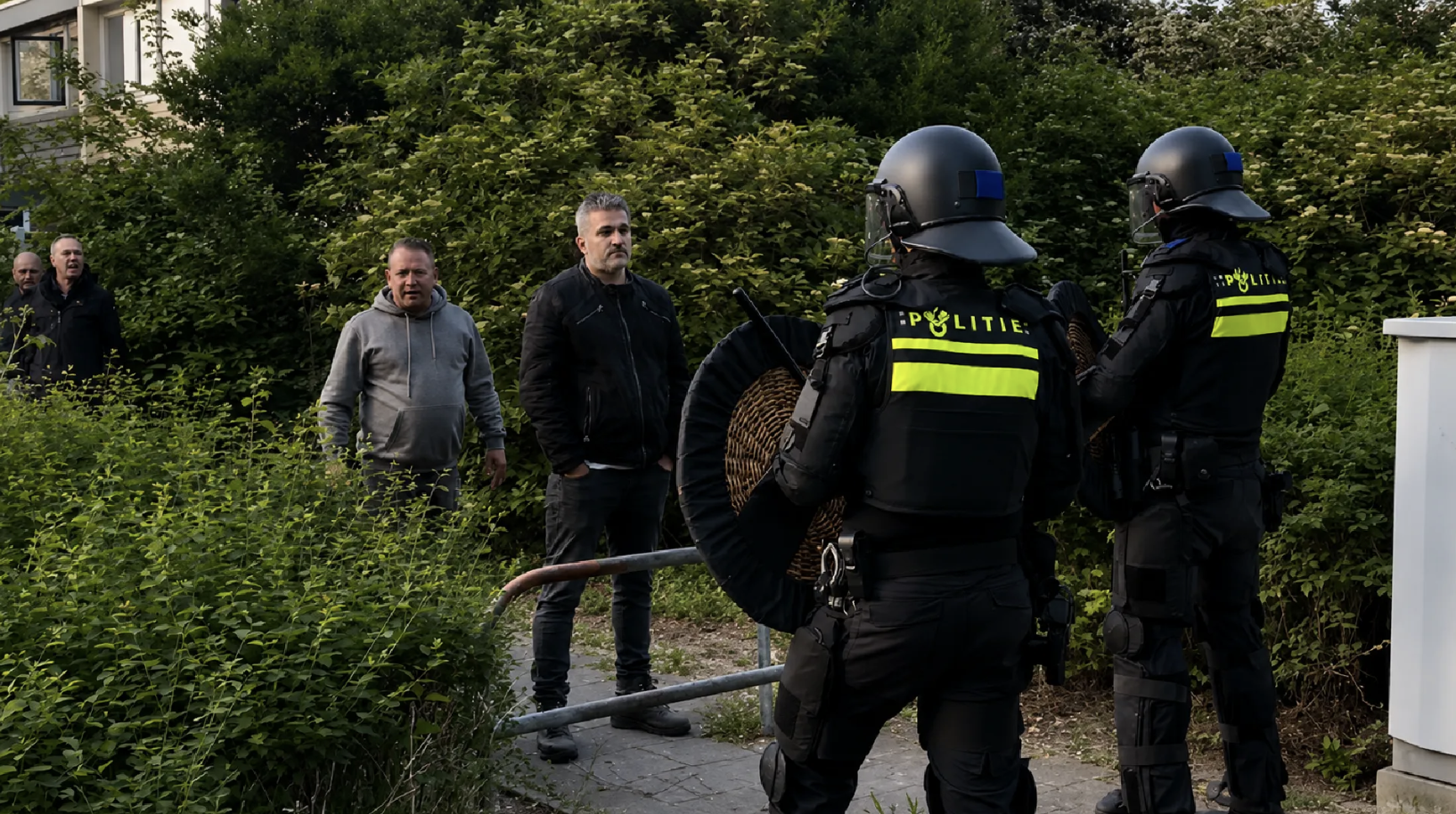 ME ingezet bij protest tegen azc in Apeldoorn: meerdere aanhoudingen na ongeregeldheden