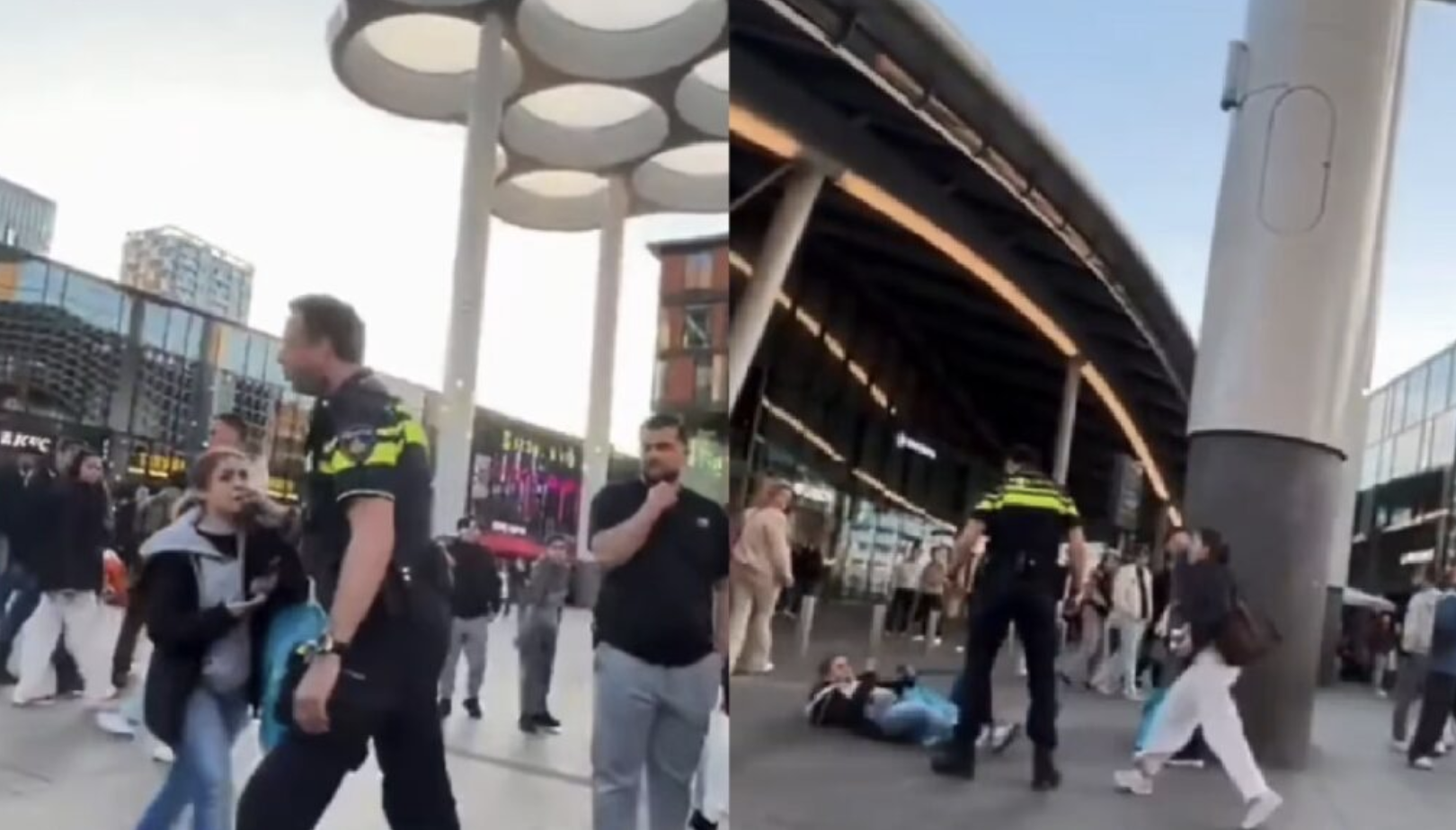 Woede door agent die &lsquo;vervelende&rsquo; vrouw onderuit trapt in Utrecht