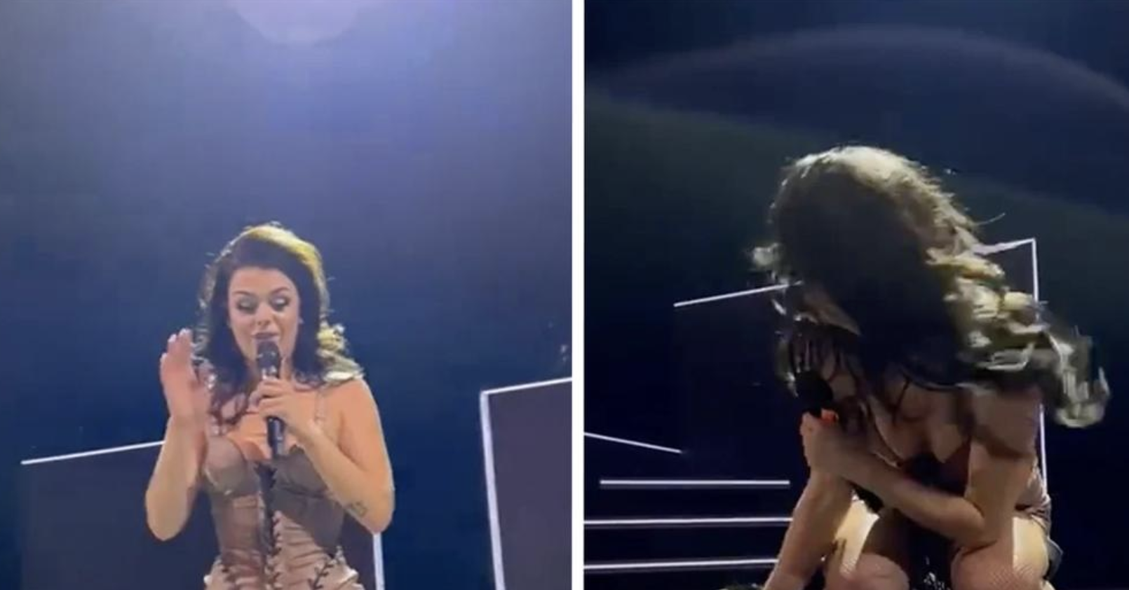 Video: Beelden van Davina Michelle haar optreden gaan opnieuw viral