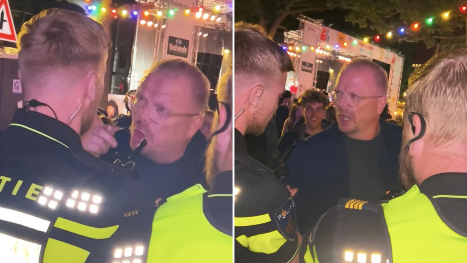 Bizarre beelden &ndash; dronken Jan Roos vliegt twee agenten aan: &lsquo;Politie is niet voor blanken!&rsquo;